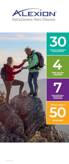 Immagine di Roll Up Alexion Astra Zeneca "30 years of leadership..."