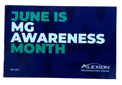 Immagine di Adesivi Alexion - June is MG Awareness month