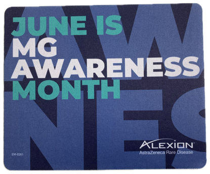 Immagine di Mousepad Alexion - June is MG Awareness month