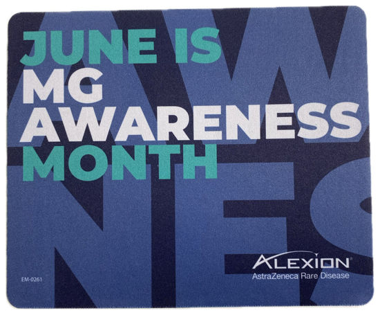 Immagine di Mousepad Alexion - June is MG Awareness month